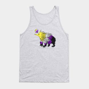 Non Binary Echidna with She/Her Pronouns Tank Top